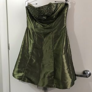 Forest Green Prom Dress Size Junior 13/14